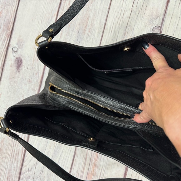 Coach Black Leather Shoulder Bag - Picture 11 of 11
